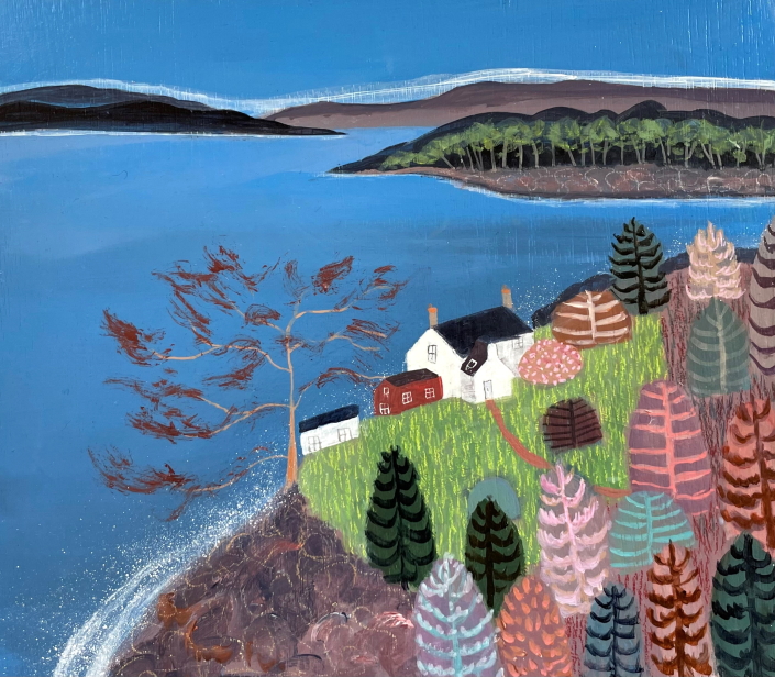 'House on the Water's Edge' by artist Barbara Peirson